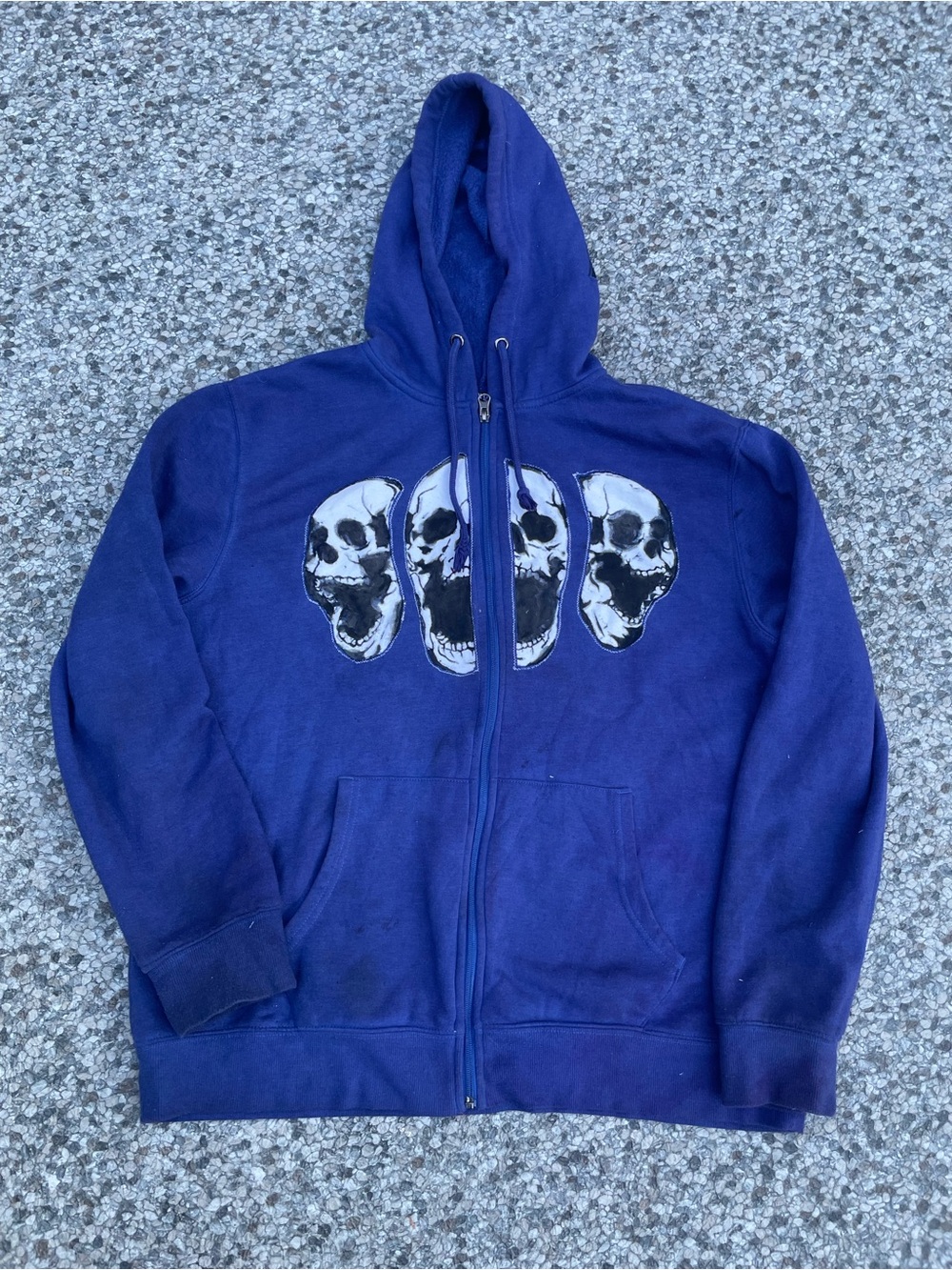 Handmade punk zip up
